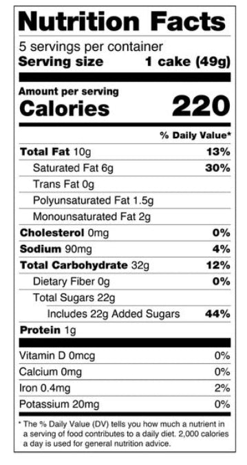 Little Debbie Christmas Tree Cakes, 1.7 oz, 20 ct