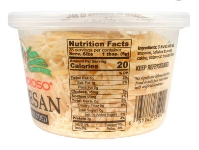 Belgioioso Cheese Cup Shredded Parmesan 5 oz Cup