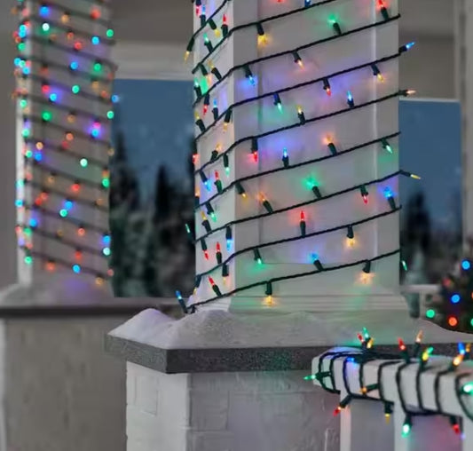 Home Accents Holiday 300 Count Multi-Colored Mini LED Lights