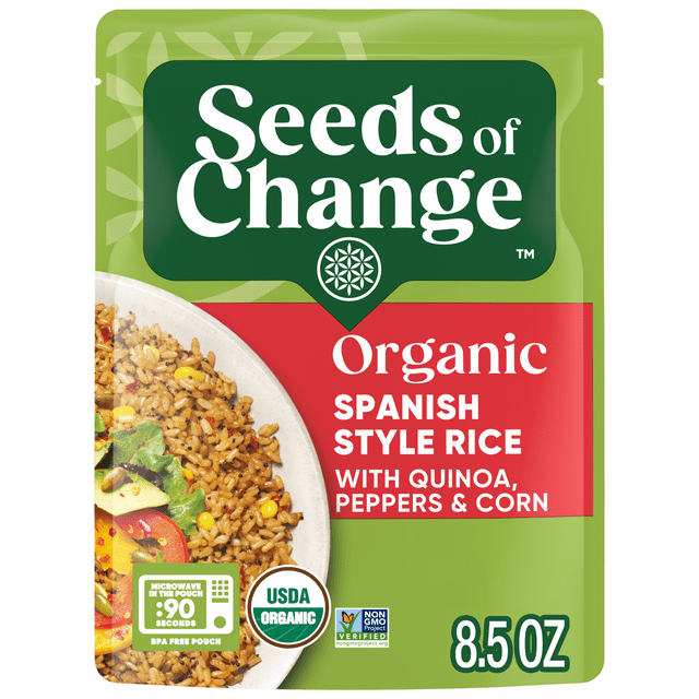 Seeds of Change - Organic Spanish Style Rice - With Quinoa, Peppers & Corn 8.5 oz