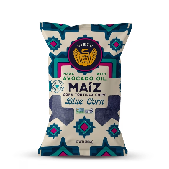 Siete Maíz Blue Corn Totopos, 18 oz