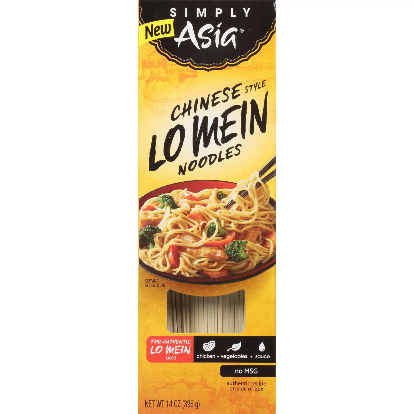 Simply Asia Chinese Style Lo Mein Noodles, 14 oz Noodles