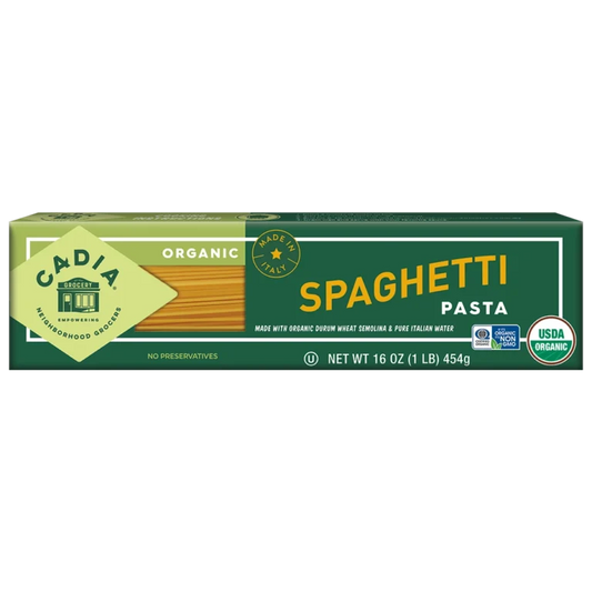 Cadia Organic Spaghetti Pasta, 16 oz
