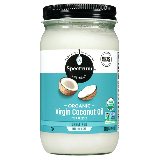 Spectrum Naturals Organic Unrefined Virgin Coconut Oil, 14 fl oz