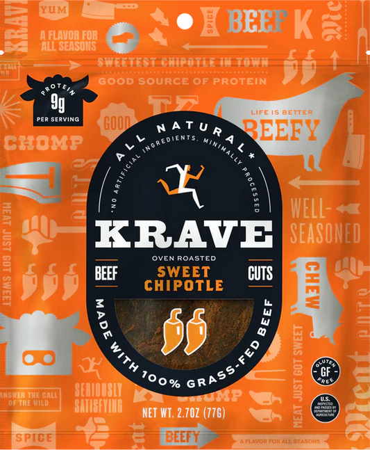 Krave Sweet Chipotle Beef Jerky 2.7 oz