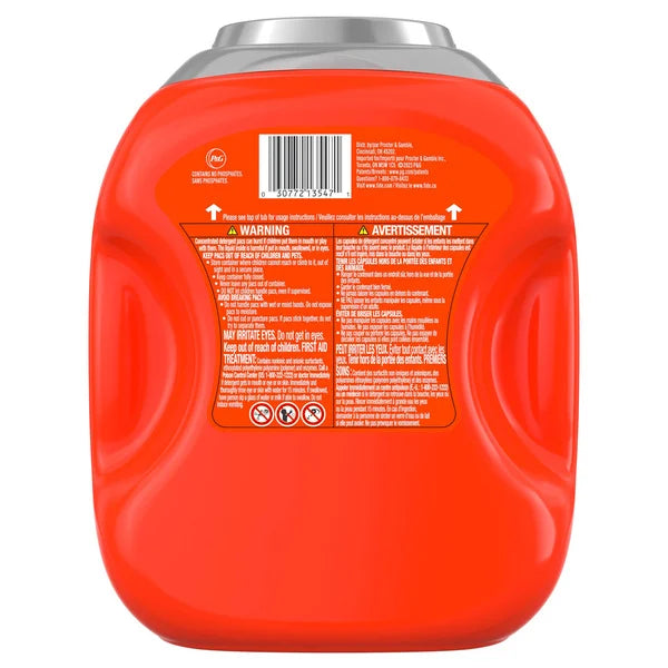 Tide Pods with Ultra Oxi Laundry Detergent Pods, 100 ct