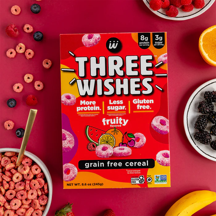 Three Wishes Cereal - Fruity 8.6oz