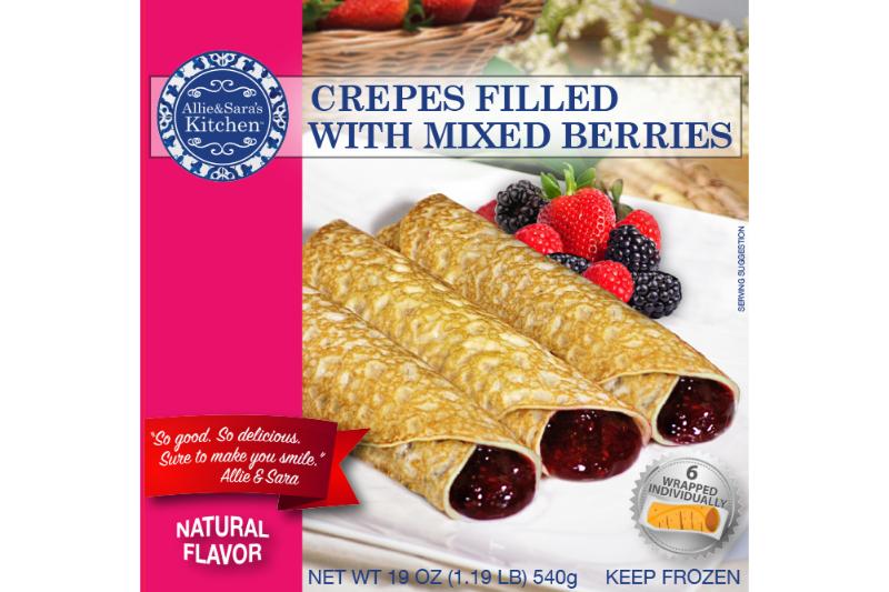 Crepes Filled with Mixed Berries 19oz