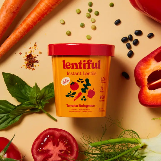 Lentiful - Low Sodium Tomato Bolognese Instant Lentils