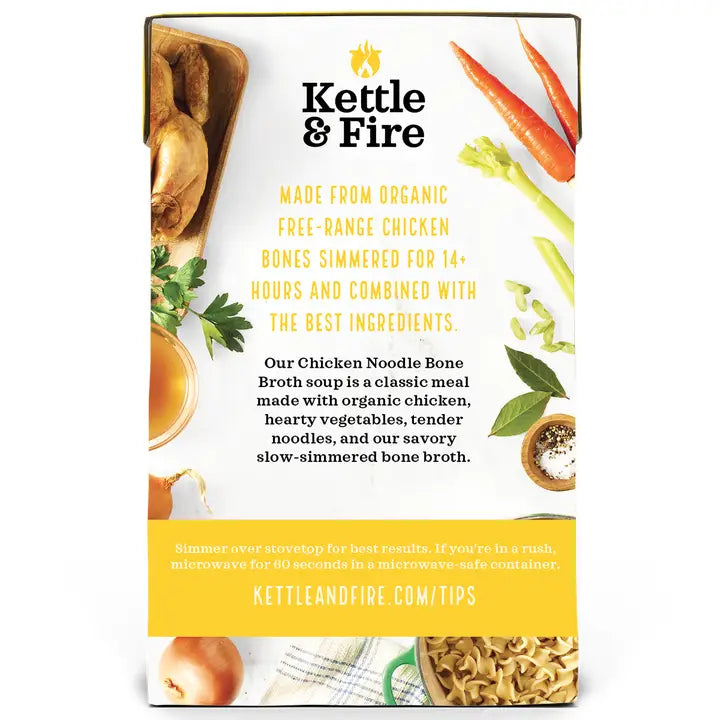 Kettle & Fire Chicken Noodle Soup 16.9oz