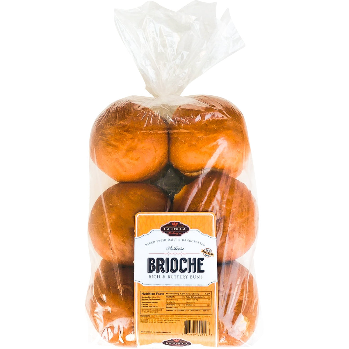 La Jolla Baking Co. Brioche Buns, 12-count