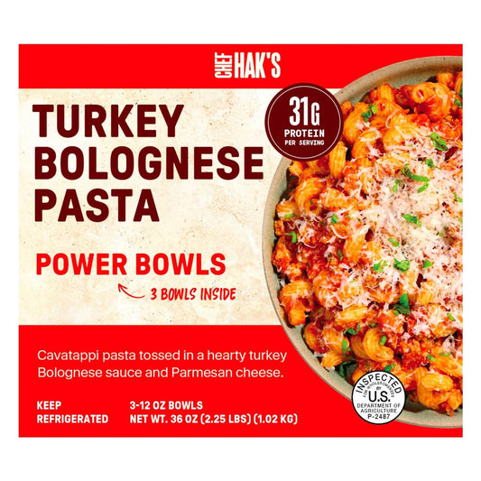 Chef Hak's Bolognese Pasta Bowls, 12 oz, 3-count