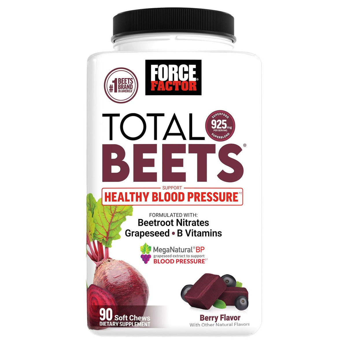 Force Factor Total Beets Chews, 90 Soft Chews