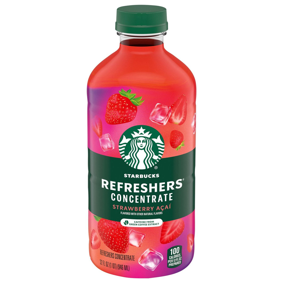 Starbucks Refreshers Strawberry Acai Concentrate, 32 fl oz