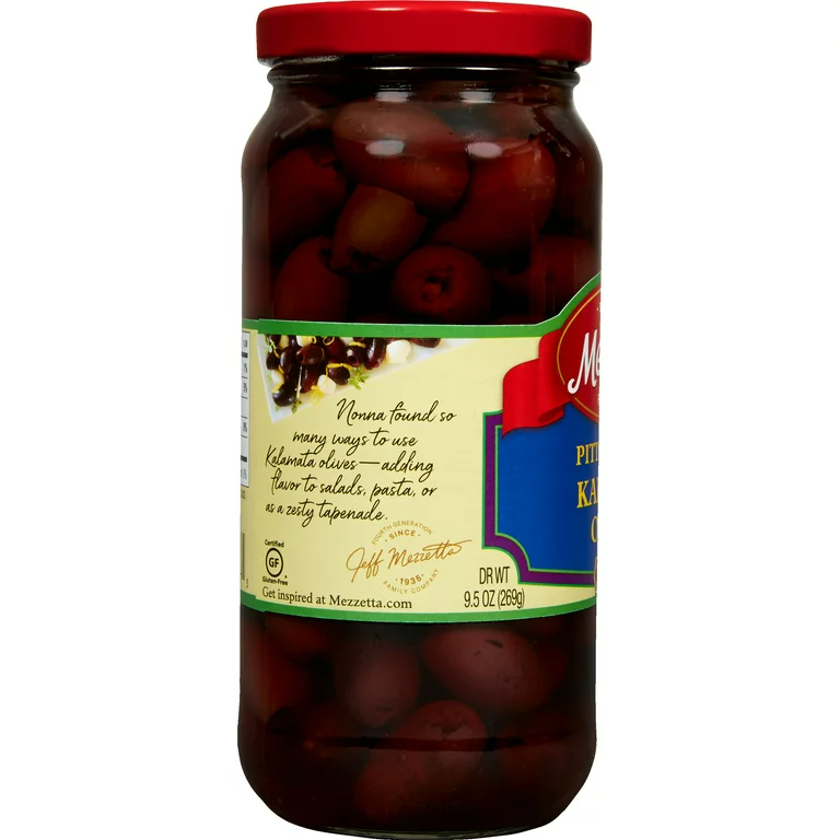 Mezzetta Pitted Greek Kalamata Olives, 9.5 oz