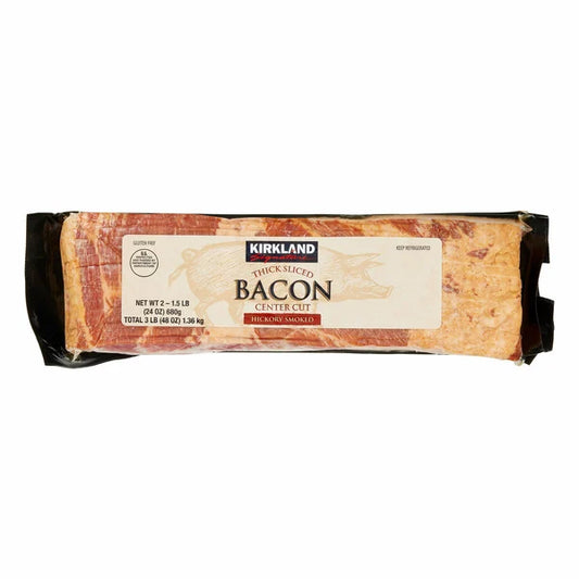 Kirkland Signature Thick Sliced Bacon 2 ct, 1.5 lb