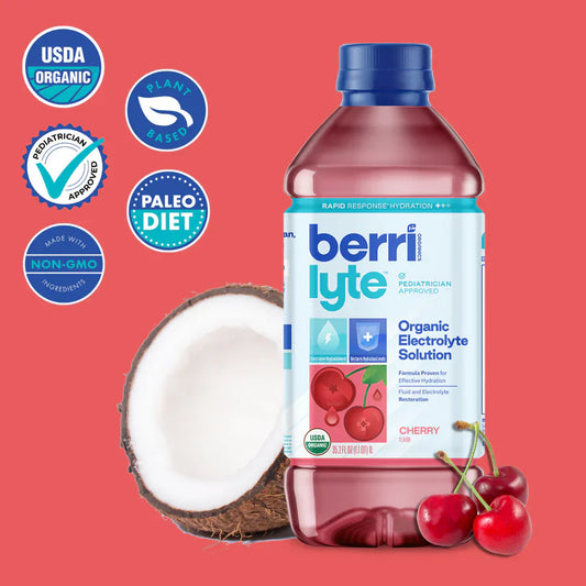 Berrilyte Organic Electrolyte Solution Cherry 33.8 fl oz