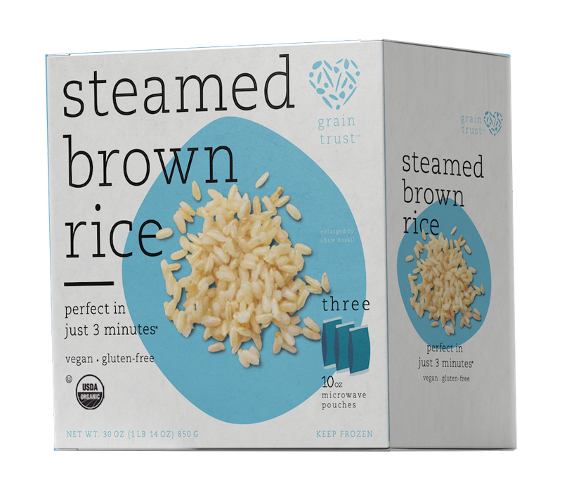 Grain Trust - steamed brown rice - 30oz