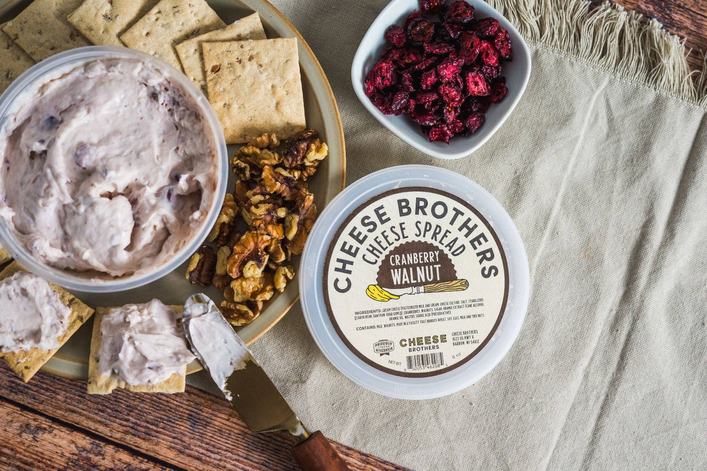 Cranberry Walnut Cheese Spread