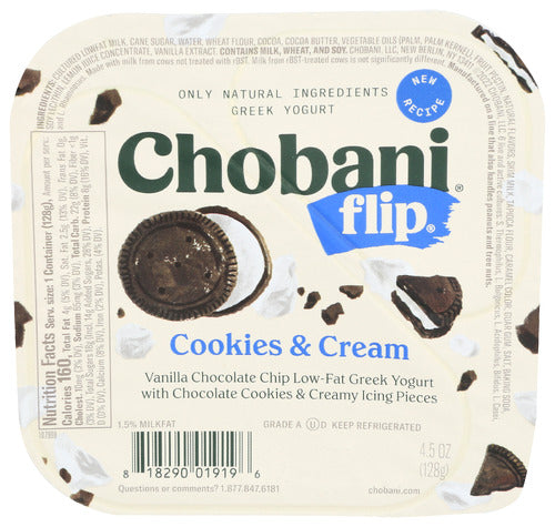 Chobani® Flip® Cookies & Cream 4.5oz