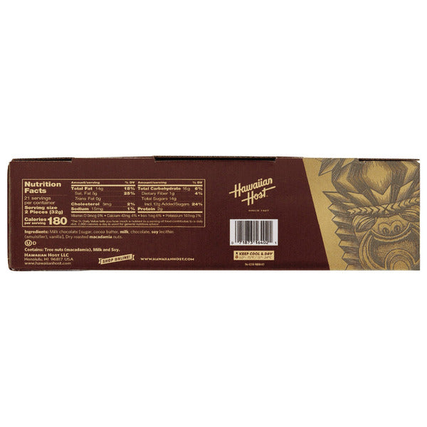 Hawaiian Host Aloha Gems, Milk Chocolate Covered Macadamia Nuts, 8 oz, 3-count