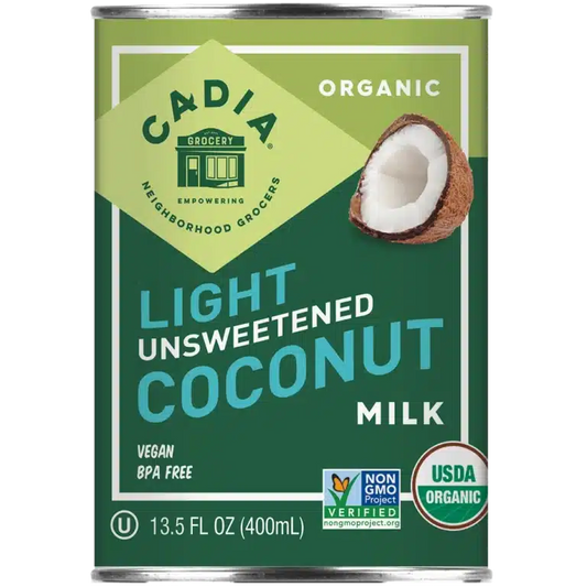 Cadia Organic Light Coconut Milk, 13.5 oz