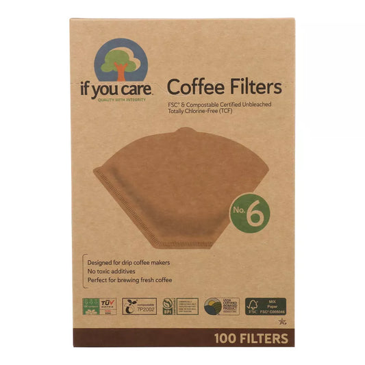 If You Care Unbleached Coffee Filters No. 6, 100 Count