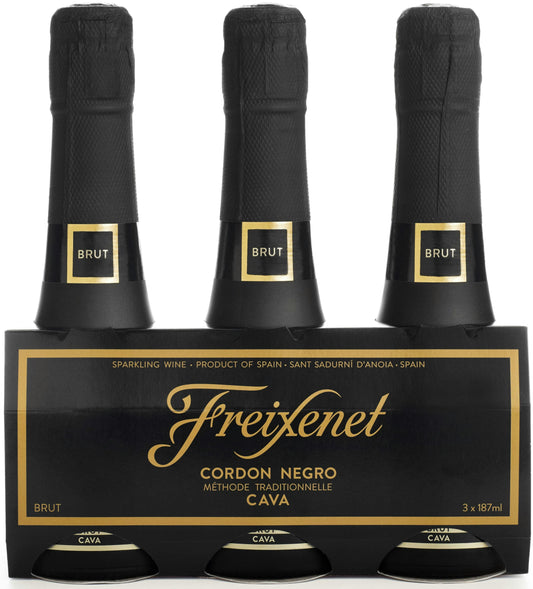 Freixenet Cordon Negro Brut /3 pack 187ml Btl