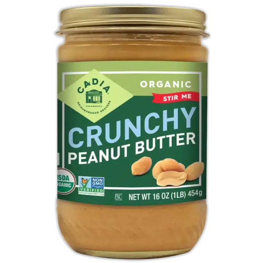 Cadia Organic Crunchy Peanut Butter, 16 oz