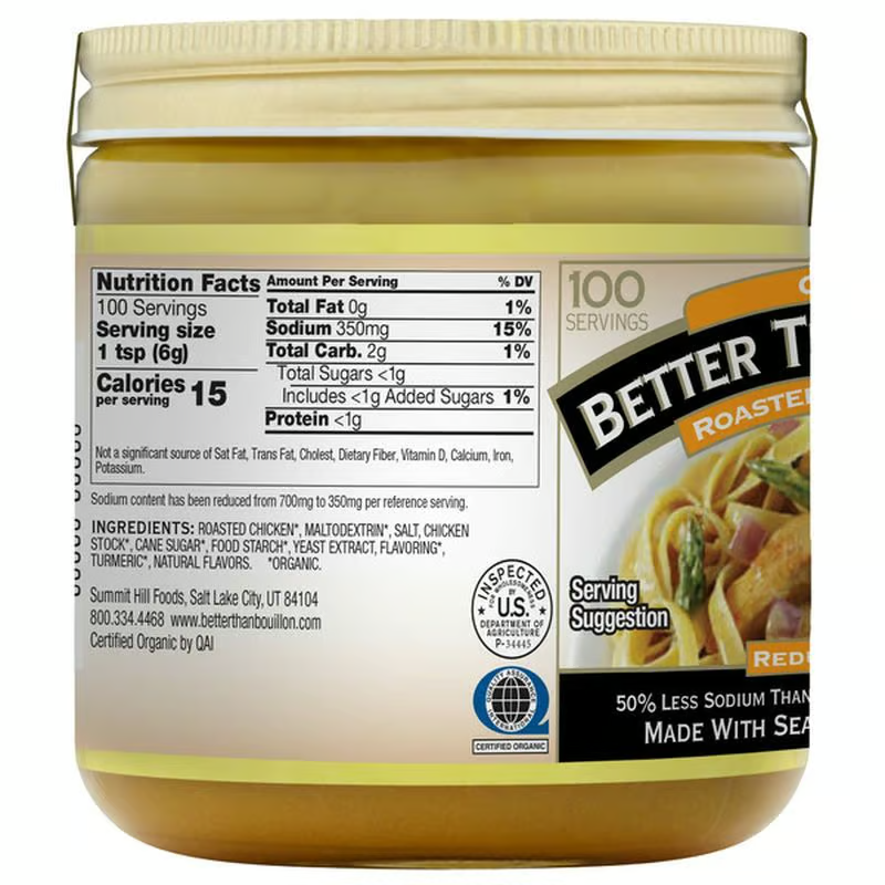 Better Than Bouillon Organic Chicken Base, 21 oz