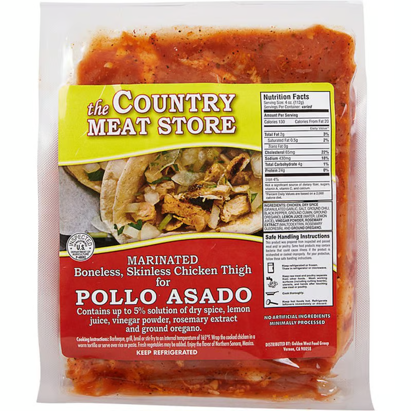 The Country Meat Store Marinated Pollo Asado, $4.69/lb