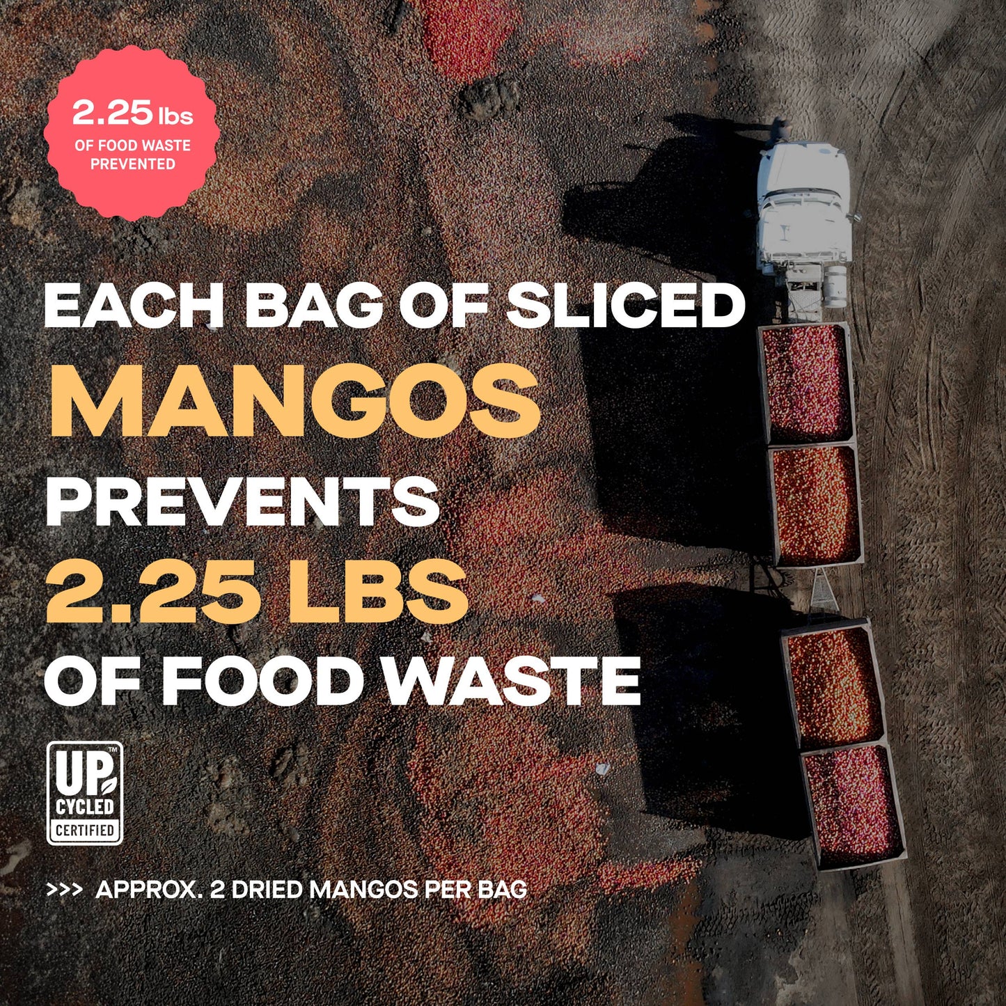 The Ugly Company - 3oz Dried & Sliced Mangos