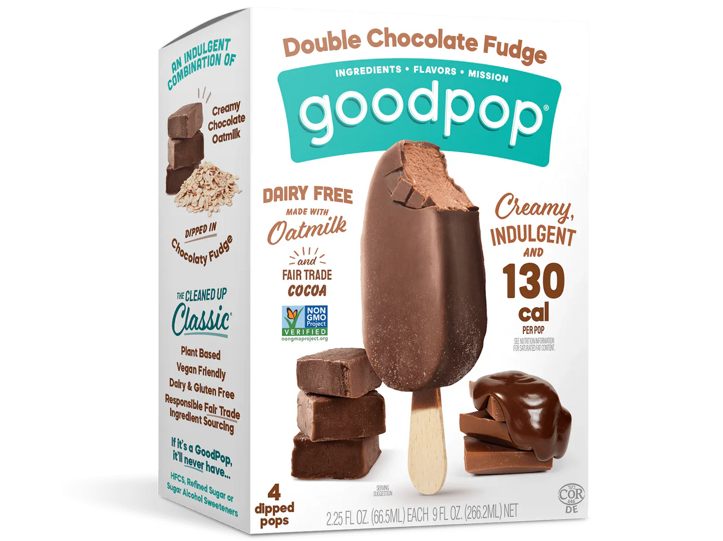 goodpop - Double Chocolate Fudge - 4pk