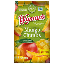 Wyman's Frozen Mango Chunks 3 lbs