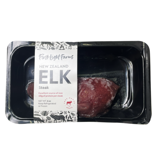 First Light Farms New Zealand Elk Steak, 6 oz
