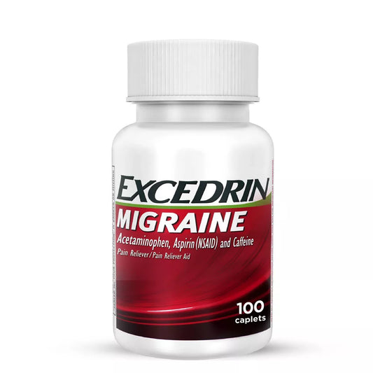 Excedrin Migraine Pain Reliever Caplets - Acetaminophen/Aspirin (NSAID)