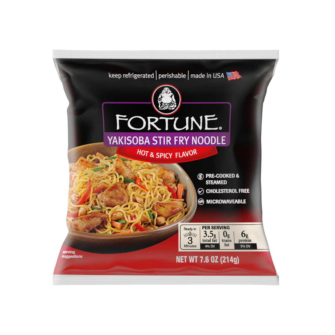 Fortune Yakisoba Stir Fry Noodle Hot & Spicy Flavor 7.6oz