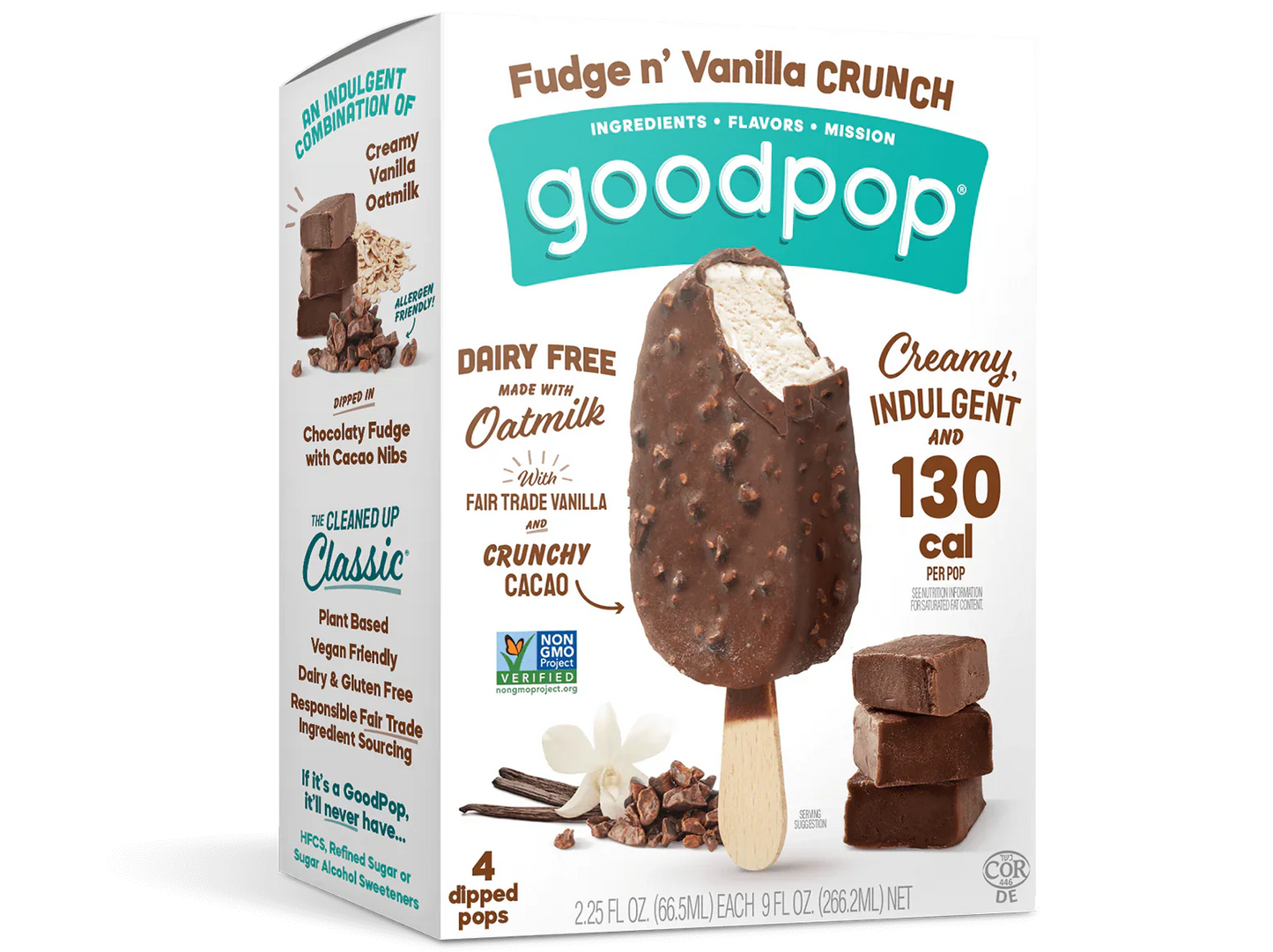 goodpop - Fudge n' Vanilla Crunch 4 pk