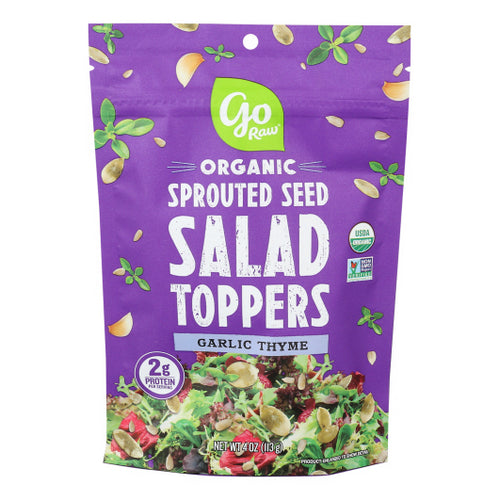 Go Raw Organic Sprouted Seed Salad Toppers Garlic Thyme, 4oz