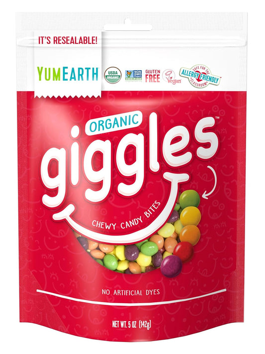 YumEarth Organic Giggles Chewy Candy, 5 oz