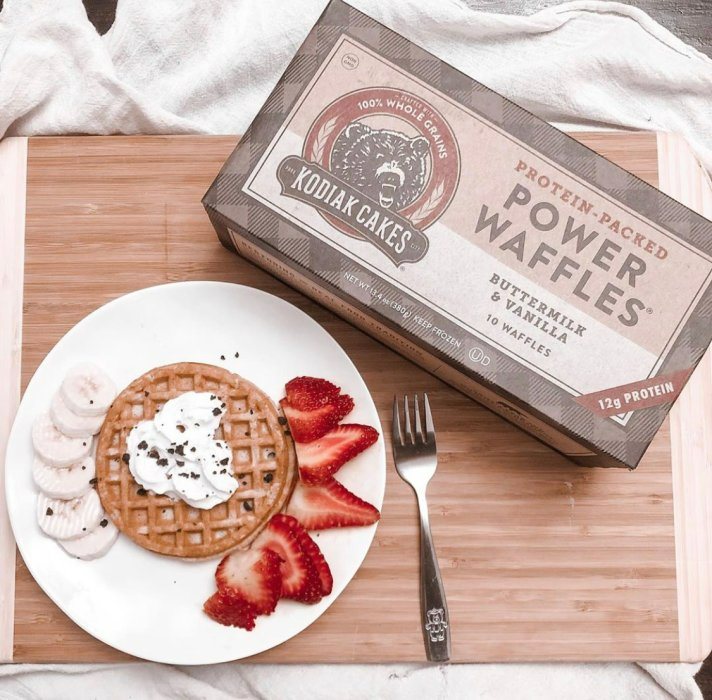 Kodiak Frozen Power Waffles Buttermilk & Vanilla -13.4oz/10ct