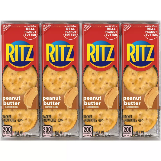 Ritz Cracker Sandwiches with Peanut Butter | 8 count