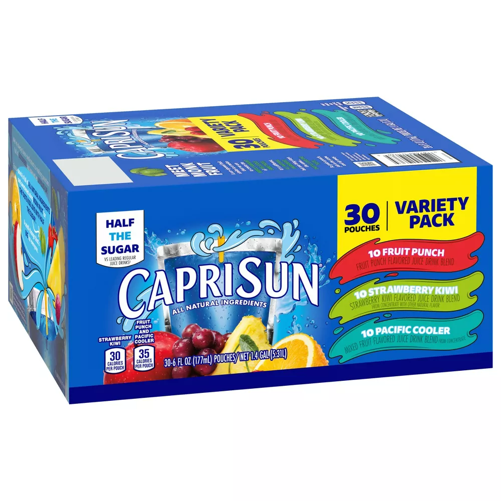 Capri Sun Variety Pack - 30pk/6 fl oz Pouches