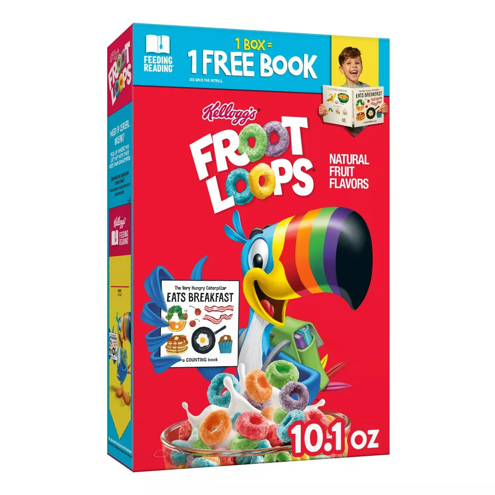 Kellogg's Froot Loops Breakfast Cereal, 8.9oz