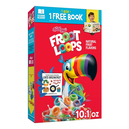 Kellogg's Froot Loops Breakfast Cereal, 8.9oz