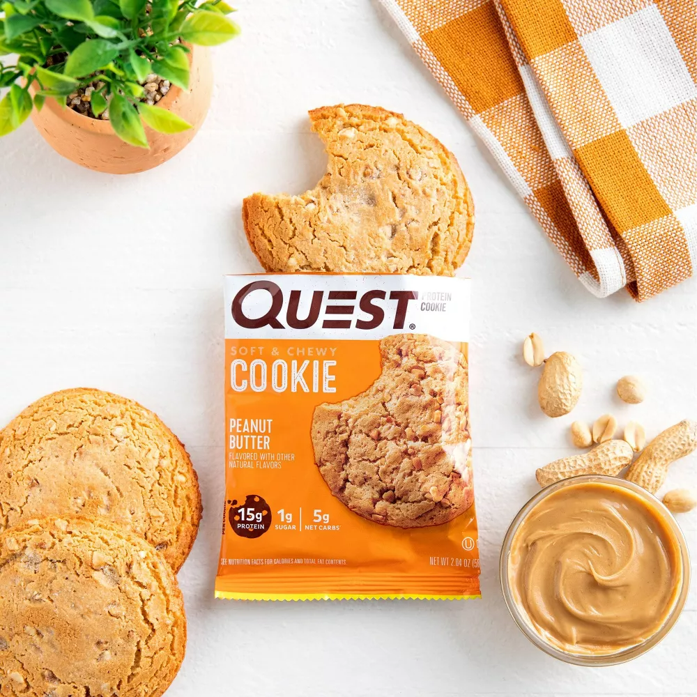 Quest Nutrition Protein Cookie - Peanut Butter, 4 count