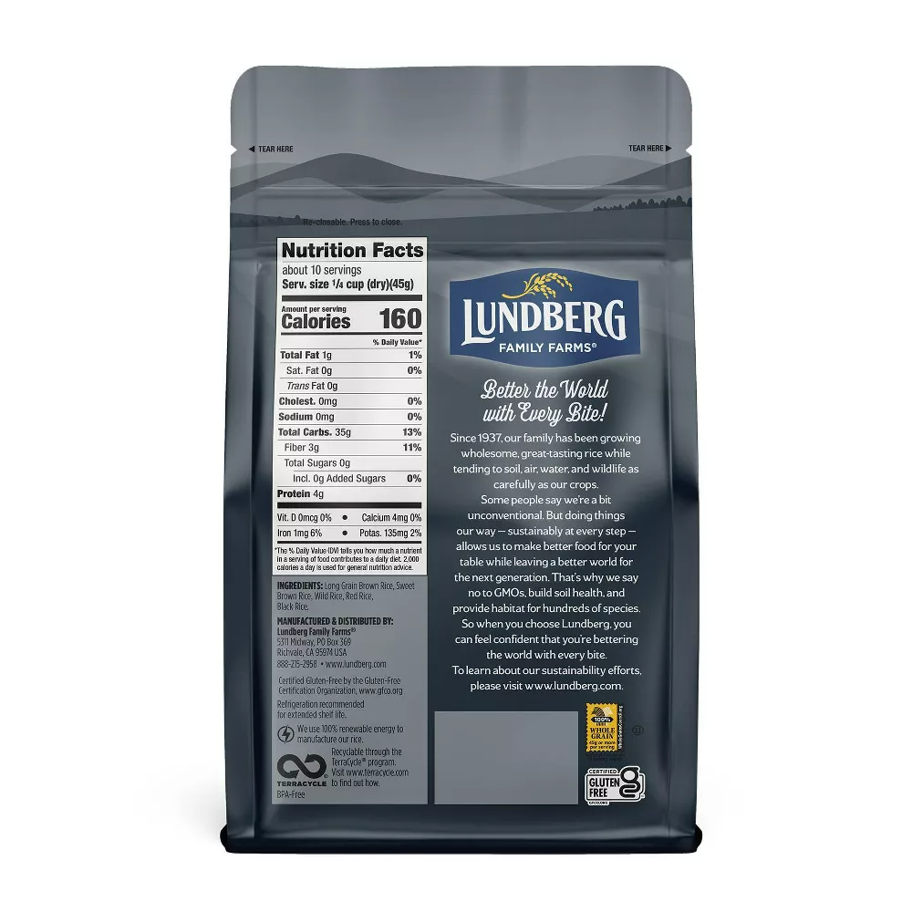 Lundberg Organic Wild Blend Rice, 2lbs