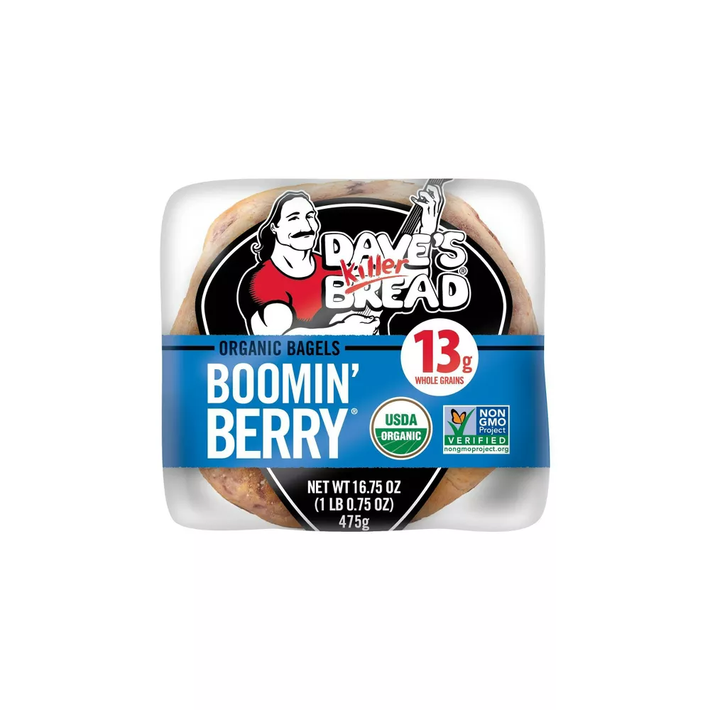 Dave's Killer Bread Organic Boomin Berry Bagels - 16.75oz/5ct