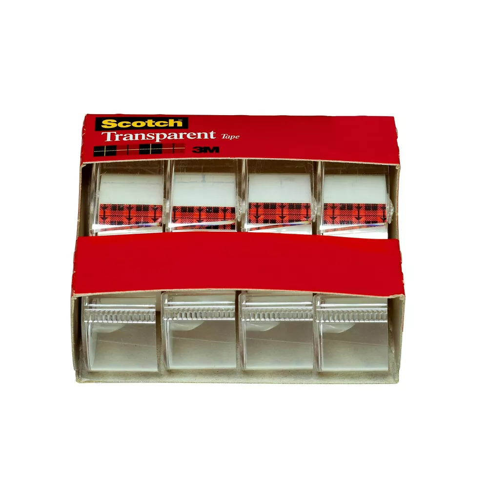 Scotch 4pk Transparent Tape 3/4" x 275"