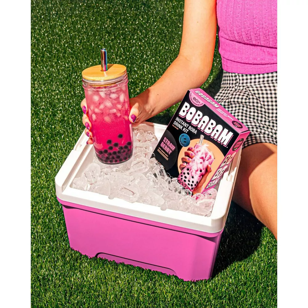 BOBABAM Frozen Instant Boba Pack Strawberry - 9.2oz/4pk